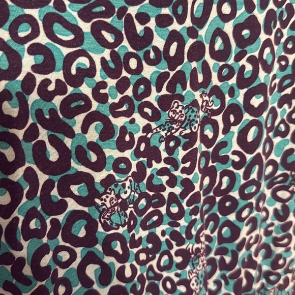 Lilly Pulitzer Animal Print Cap Sleeve Casual Medium Dress - Picture 5 of 5